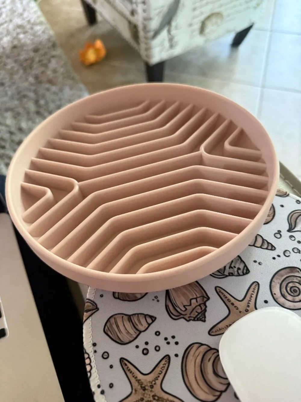 Silicone Puzzle Dog Bowl Slow Feeder